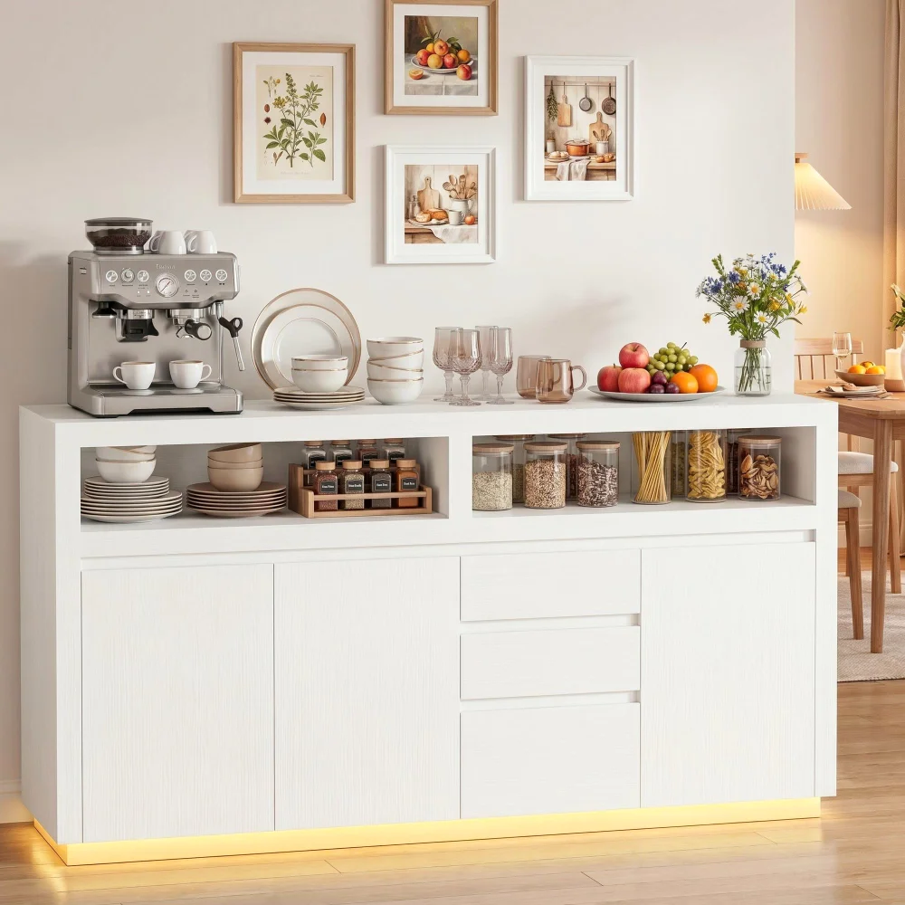 Sideboards & Buffets, 63", White