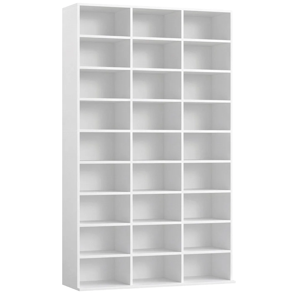 Cube Bookshelves, 75", 27 cubes, White