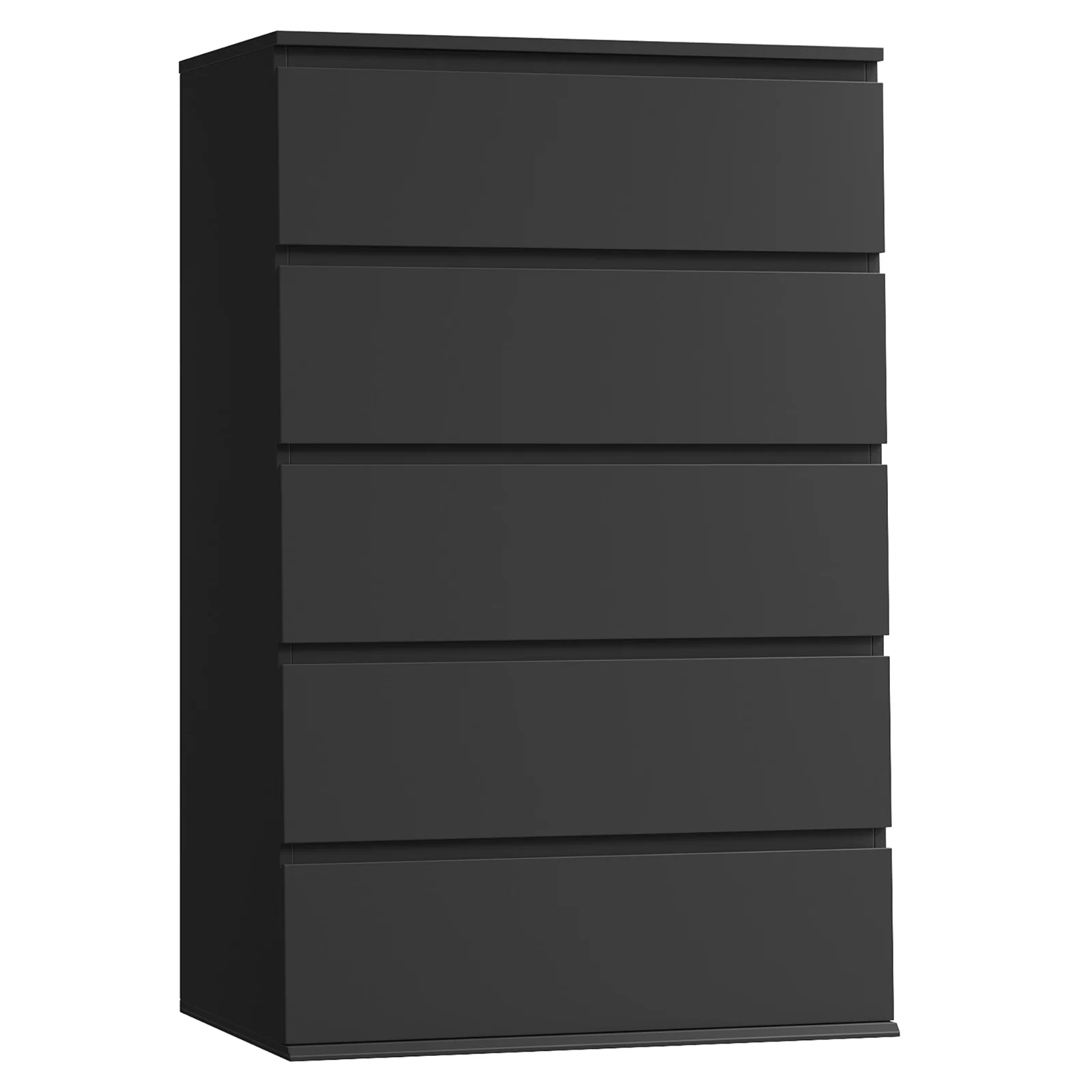 Dressers, 5 drawers, Black